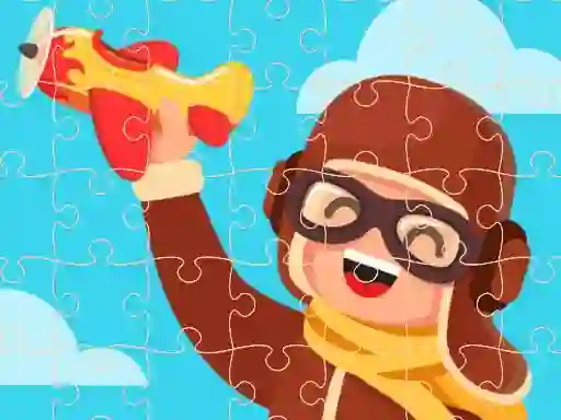 Permainan Airplane Puzzles secara online
