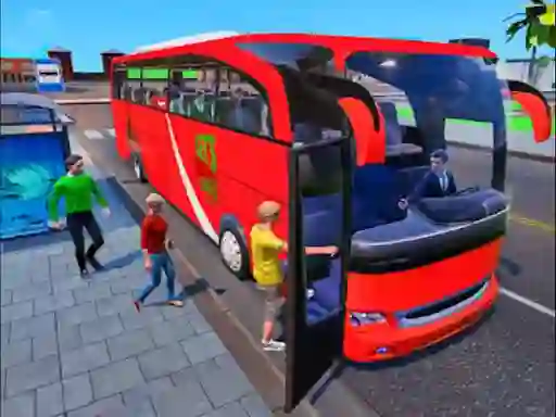 Permainan Coach Bus Driving 3D secara online