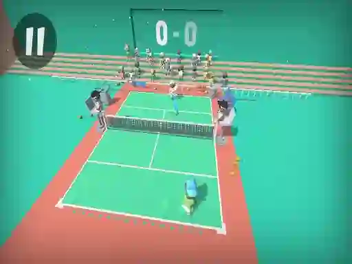 Permainan Funny swipe Tennis secara online