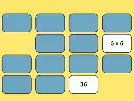 Permainan Math Memory secara online