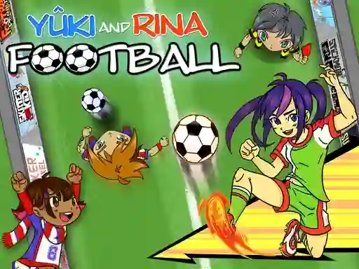 Permainan Yuki and Rina Football secara online