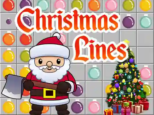 Permainan Christmas Lines secara online