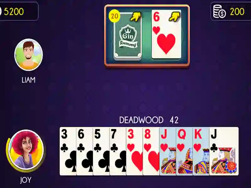 Permainan Gin Rummy secara online