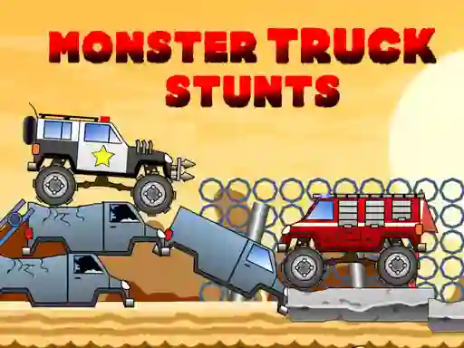 Permainan Monster Truck Stunts secara online