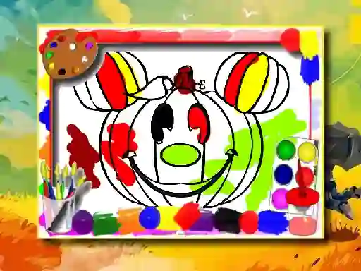 Permainan Halloween Coloring Book secara online