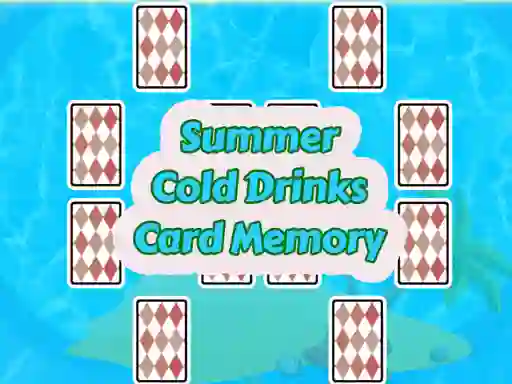 Permainan Summer Cold Drinks Card Memory secara online