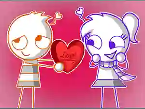 Permainan Valentines Hidden Stars secara online