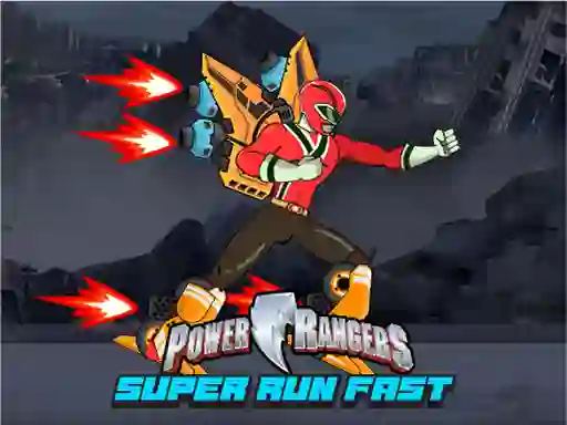 Permainan Power Rangers Super Run Fast secara online