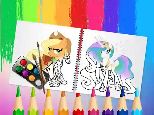 Permainan Sweet Pony Coloring Book secara online