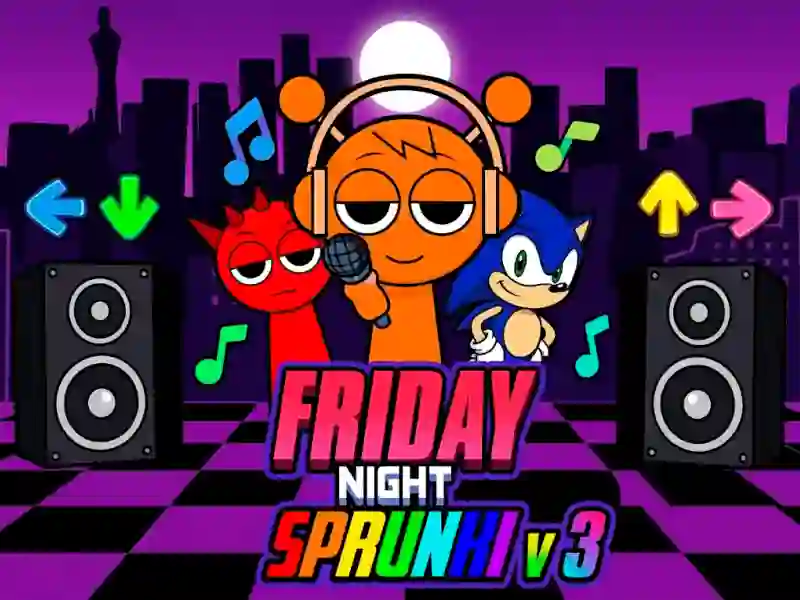 Permainan Friday Night Sprunki v 3 secara online