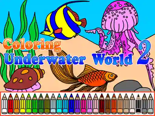 Permainan Сoloring Underwater World 2 secara online