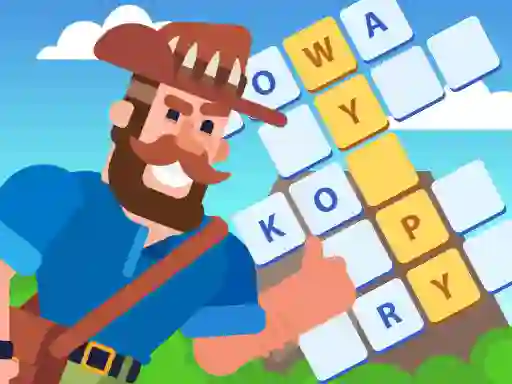 Permainan Crossword Island secara online