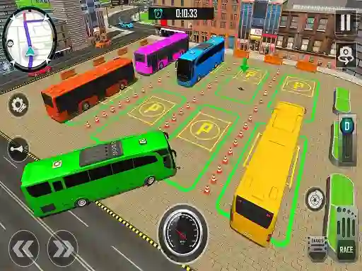 Permainan Bus City Parking Simulator secara online