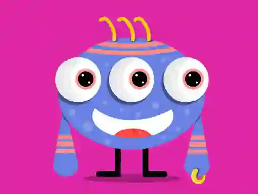 Permainan Cute Little Monsters Memory secara online