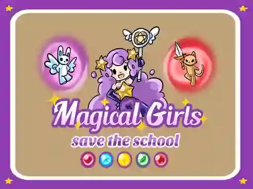 Permainan Magical Girls Save the School secara online