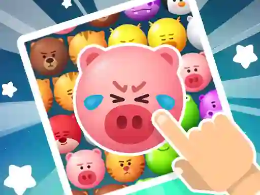 Permainan Crazy Zoo Swipe Match 3 Puzzle secara online