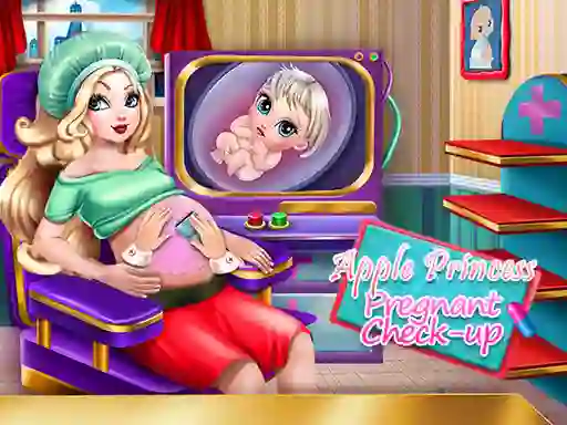 Permainan Apple Princess Pregnant Check Up secara online
