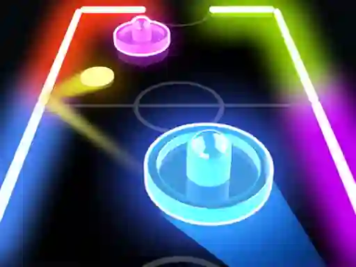 Permainan Glow Hockey HD secara online