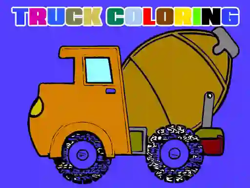 Permainan Trucks Coloring Book secara online
