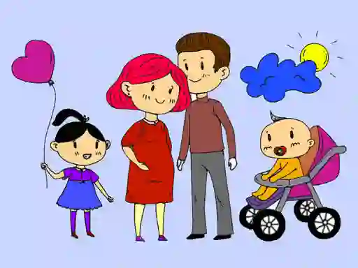 Permainan Happy Family Coloring Book secara online