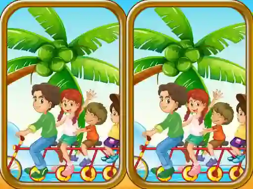 Permainan Summer Beach Differences secara online