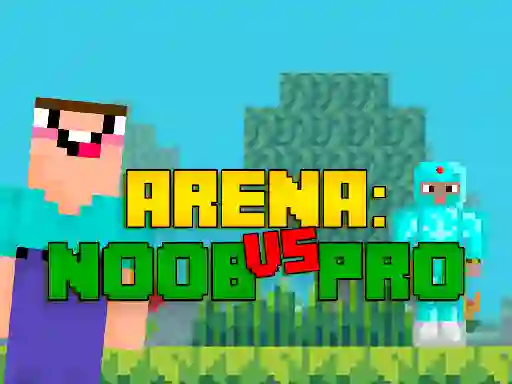 Permainan Arena: Noob vs Pro secara online