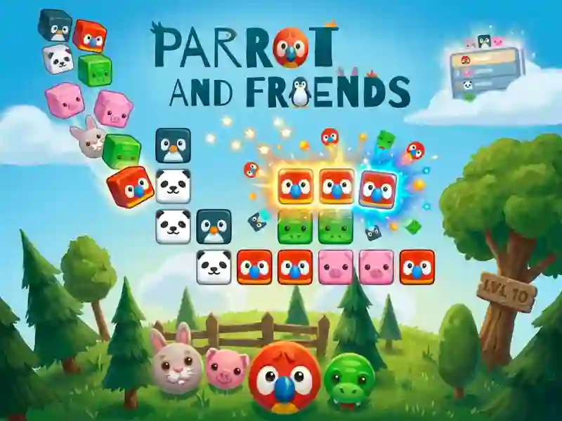 Permainan Parrot and Friends secara online