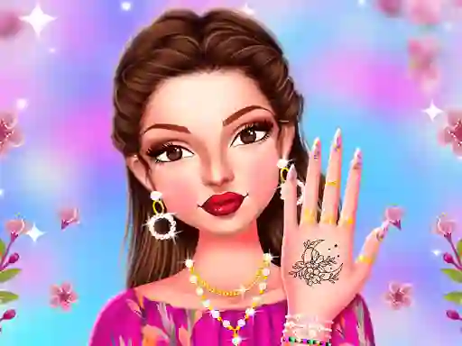 Permainan Celebrity Spring Manicure Design secara online