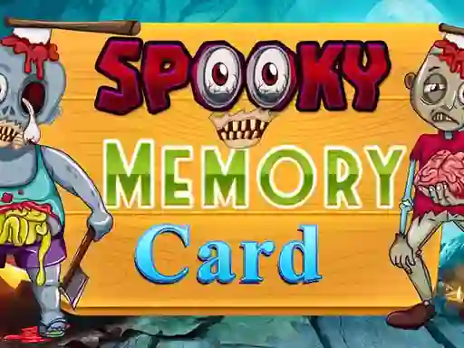 Permainan Spooky Memory Card secara online