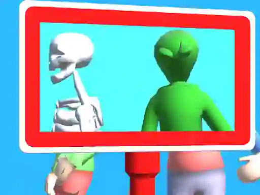 Permainan Find Alien 3d secara online