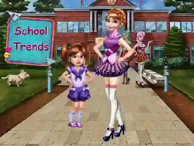 Permainan School Trends secara online