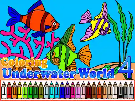 Permainan Coloring Underwater World 4 secara online