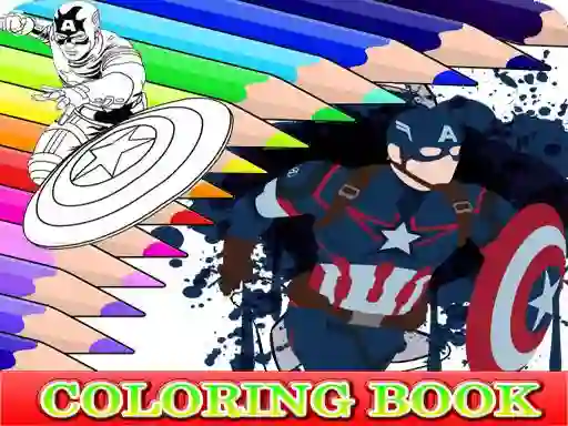 Permainan Coloring Book for Captain America secara online