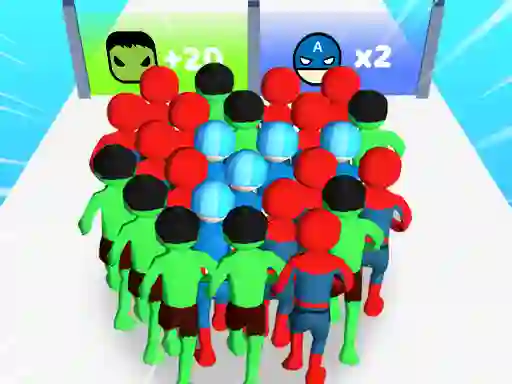 Permainan Count Masters: Superhero secara online