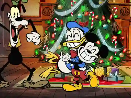 Permainan Preparing Mickey For Christmas Match 3 secara online