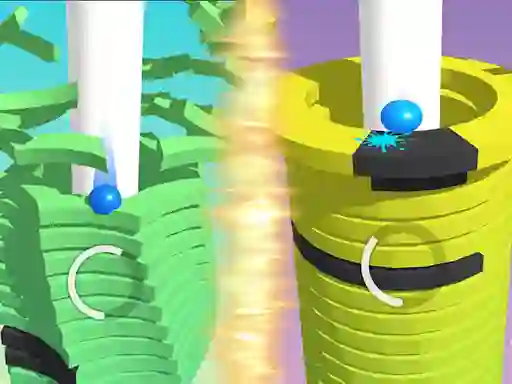 Permainan Stack Ball Helix secara online