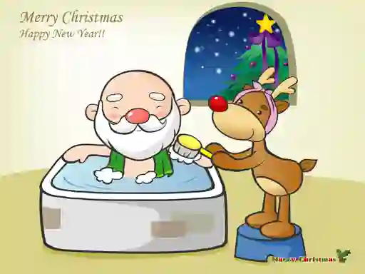 Permainan Funny Christmas Puzzle secara online