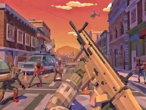 Permainan Polygon War Z Zombie secara online
