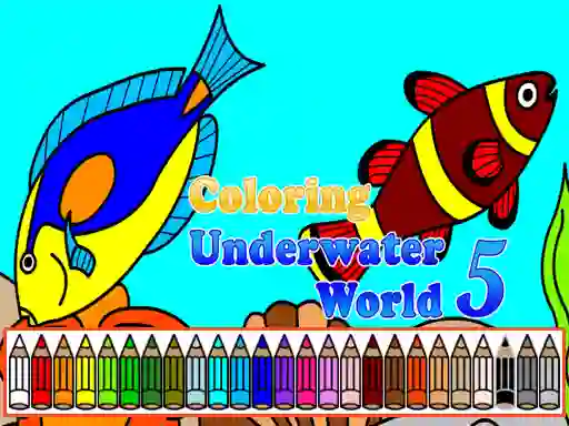 Permainan Coloring Underwater World 5 secara online