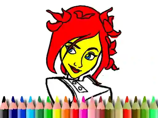 Permainan Back To School: Cute Girl Coloring secara online