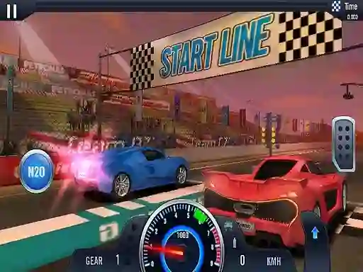 Permainan Fast Line Furious Car Racing secara online
