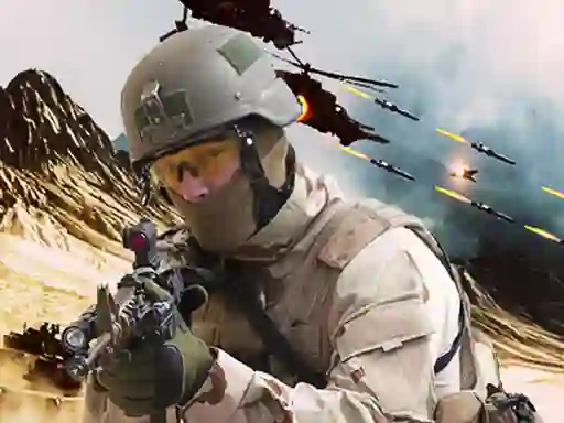 Permainan Modern Commando Combat secara online