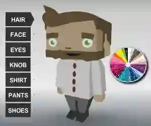 Permainan Coloring Bloxy Boy secara online