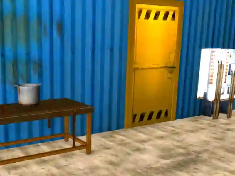 Permainan Blue Warehouse Escape secara online