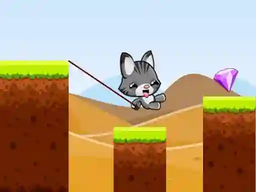 Permainan Swing Cat Endless Jump secara online