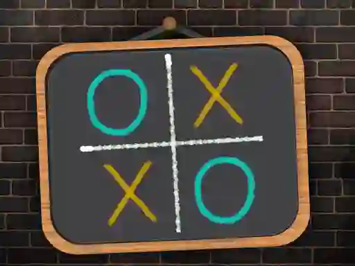 Permainan Tic Tac Toe blackboard secara online