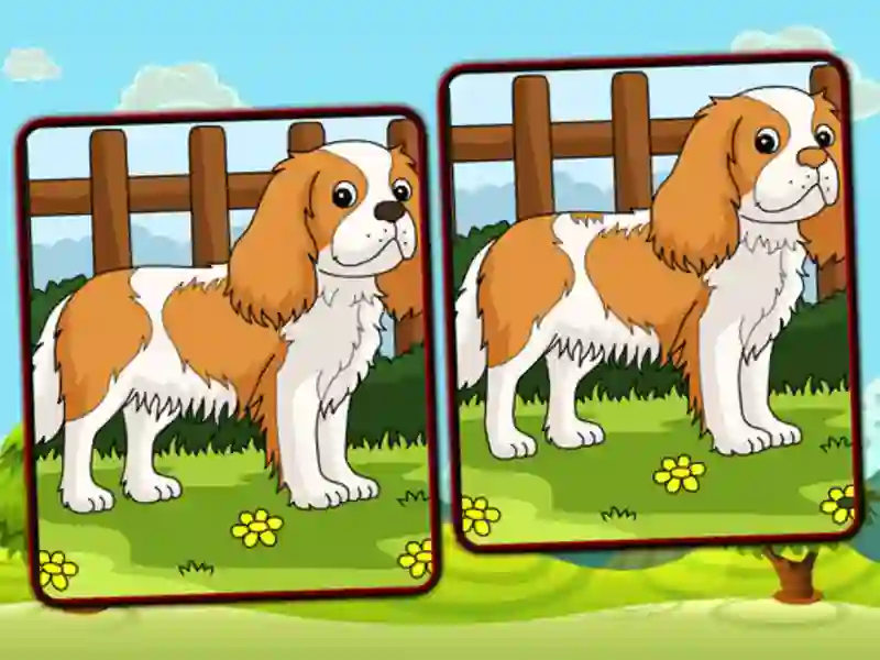 Permainan Dogs Spot the Differences secara online