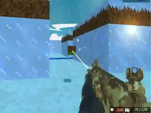 Permainan Blocky Swat Shooting Iceworld Multiplayer secara online