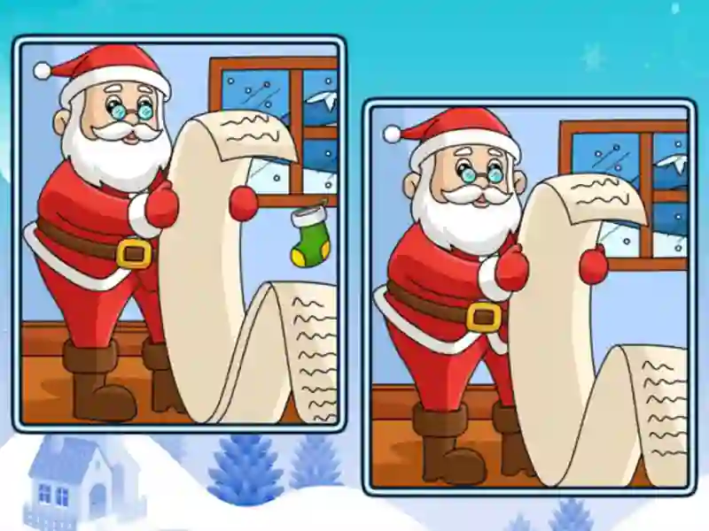 Permainan Christmas Spot the Difference secara online