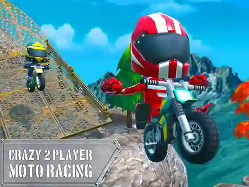 Permainan Crazy 2 Player Moto Racing secara online